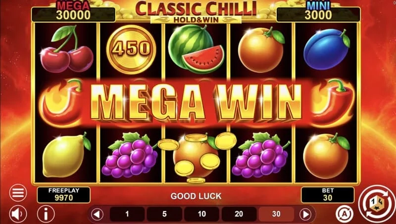 Classic Chilli Hold & Win - mchanganyiko wa ushindi kwa njia 243